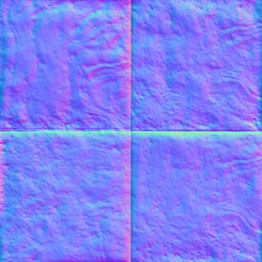 Normal Map for Texture Tile Purple Blue By Linda Kellie