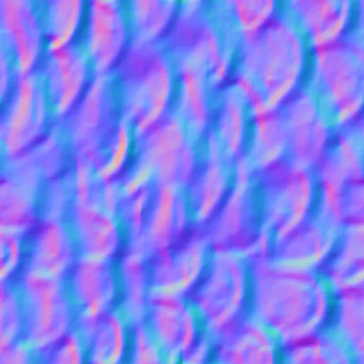 Normal Map for Dragon Red Scales