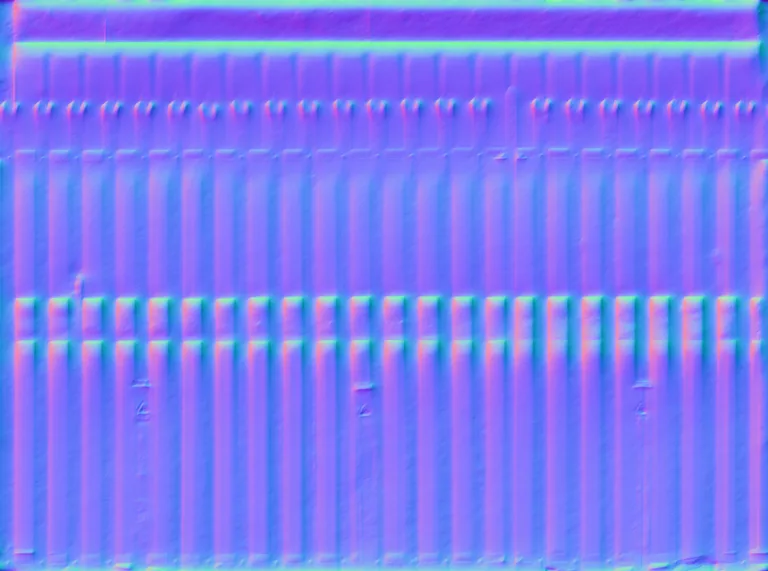 Normal Map for Fence Steel Spiked Backdrop