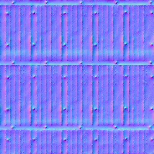 Normal Map for Texture White Deck Boards