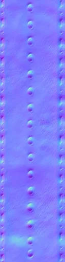Normal Map for Dark Purple Leather Strap 4V01