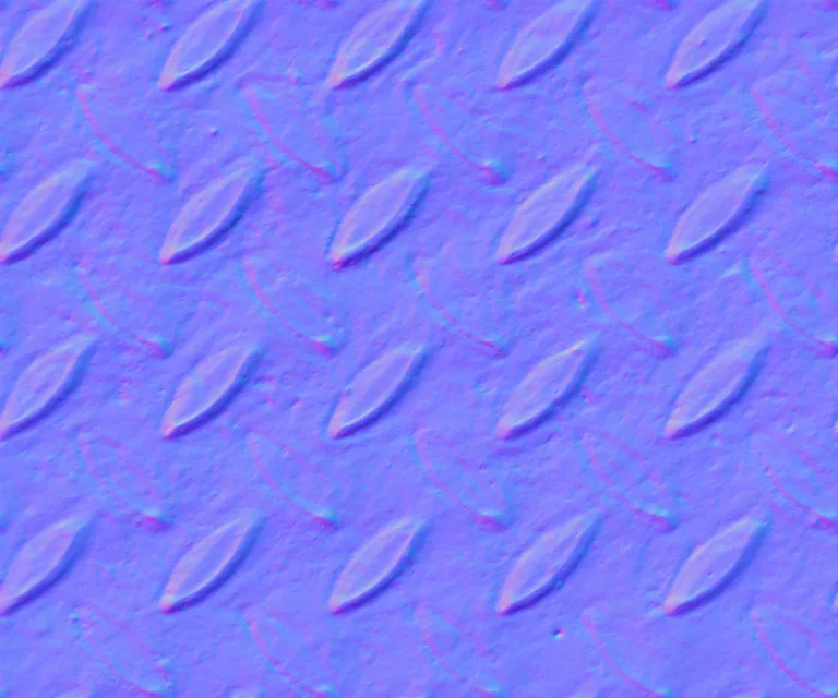 Normal Map for Metal Plate Diamond1