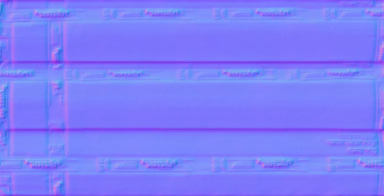Normal Map for Metal Pipe Side