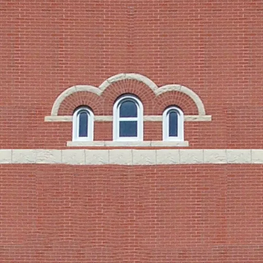 Brick City Building Wall 1 With Triple Windows main texture preview