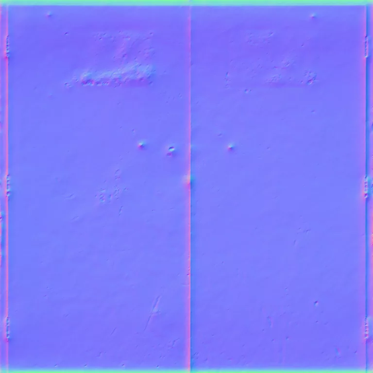Normal Map for Doors Metal Nohandle
