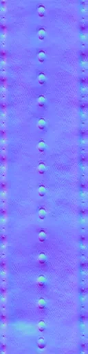 Normal Map for Lt Brown Leather Strap 4V01