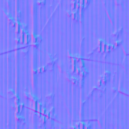 Normal Map for Box Cardboard