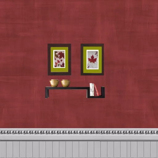 Autumn House Wallpaper 5 With Shelf main texture preview