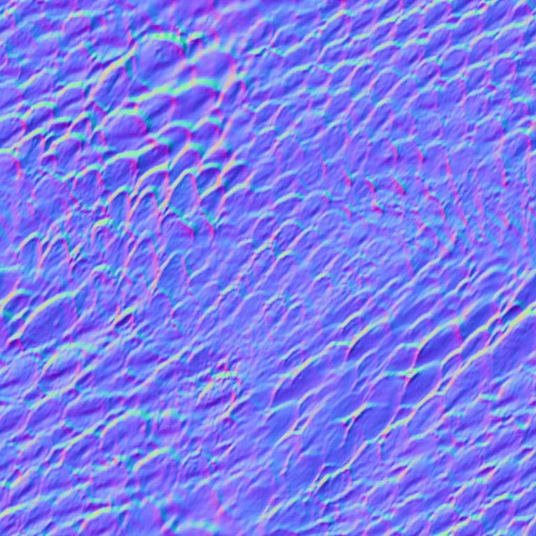 Normal Map for Lizard Test Seamless
