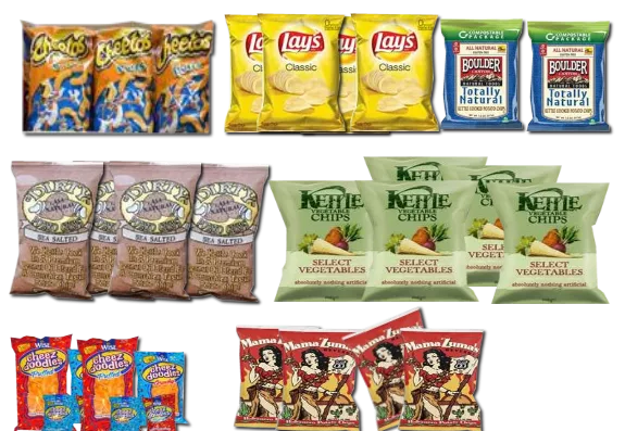 Supermarket Shelf Chips Background main texture preview
