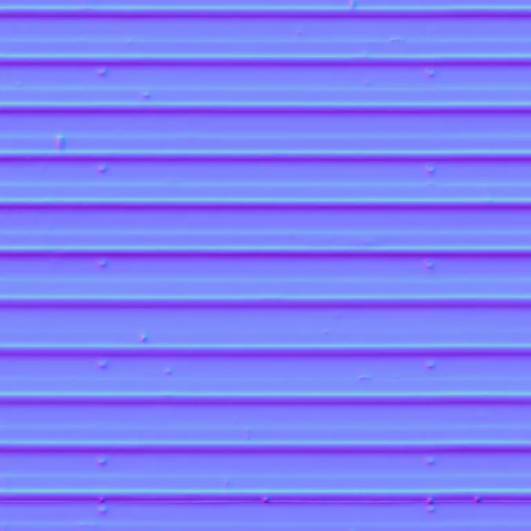 Normal Map for Metal Corrugated16