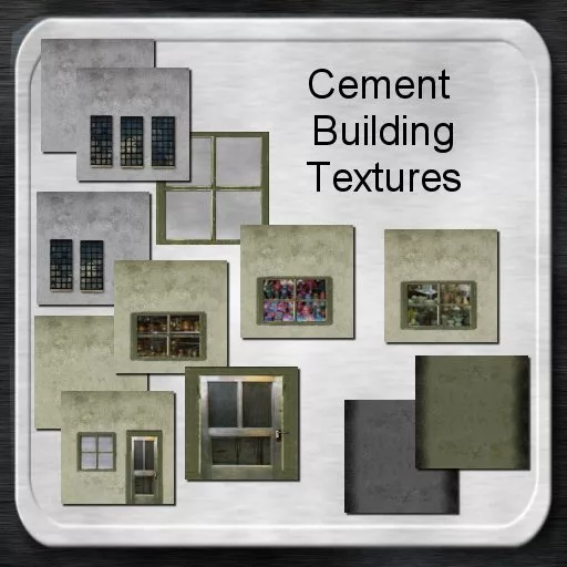 Sign Cement Building main texture preview