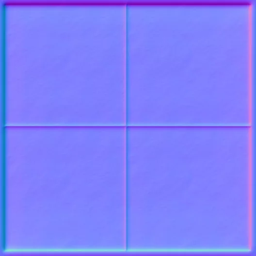 Normal Map for Gray Cement1 Tiles Border