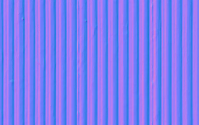 Normal Map for Metal Corrugated9