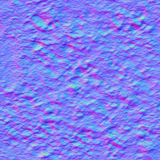Normal Map for Ground Dirt Dry Color