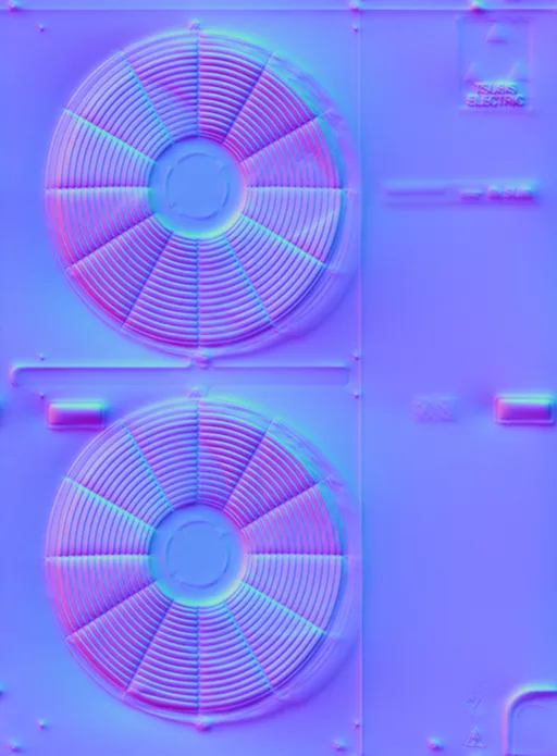 Normal Map for Vent Fan9