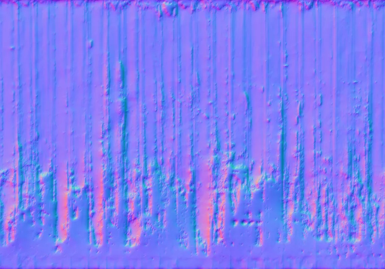 Normal Map for Fence Wood Wornpaint