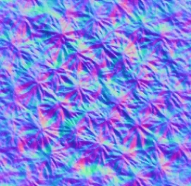 Normal Map for Star Moss, Seamless