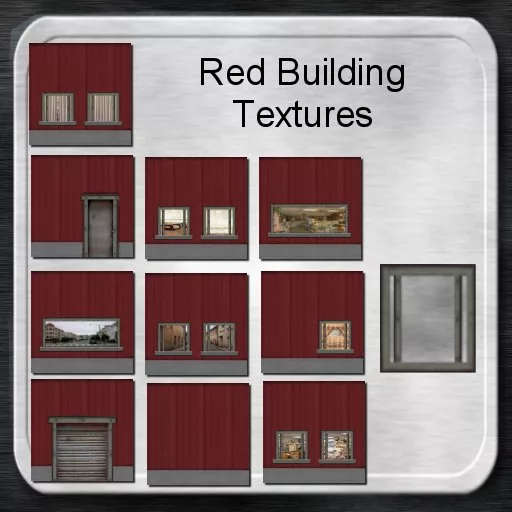 Sign Red Building Textures main texture preview