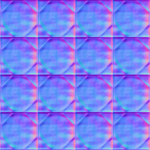 Normal Map for Bt Tile2 Pink2 By Linda Kellie