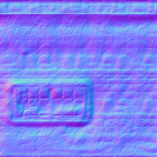Normal Map for Dirty4 Wall Store Window2