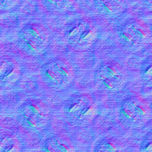 Normal Map for 074Tissu