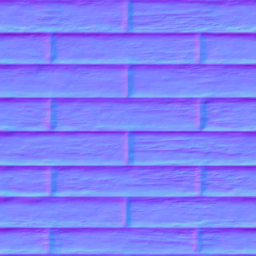 Normal Map for Bt Wood Floor 6 Seamless Planks By Linda Kellie