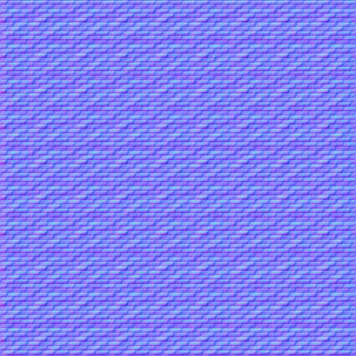 Normal Map for Brick City Building Cream Bricks