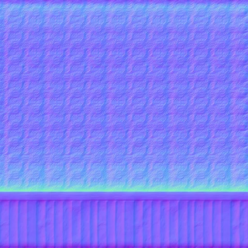 Normal Map for Pink Wallpaper With Wooden Base