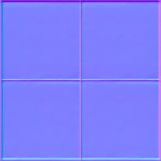 Normal Map for Brown Cement2 Tiles Border