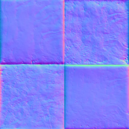 Normal Map for Texture Tile Red Gold By Linda Kellie