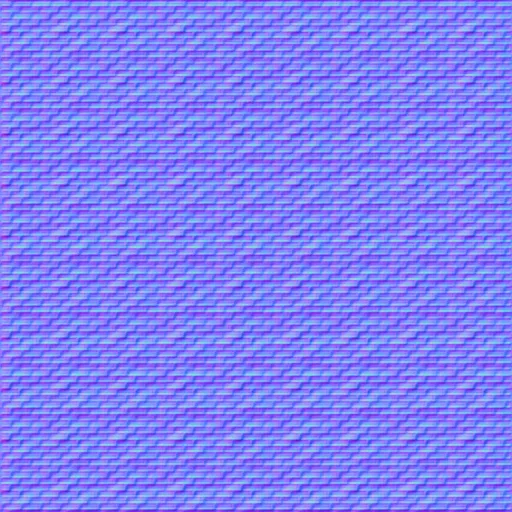 Normal Map for Brick City Building Cream Bricks