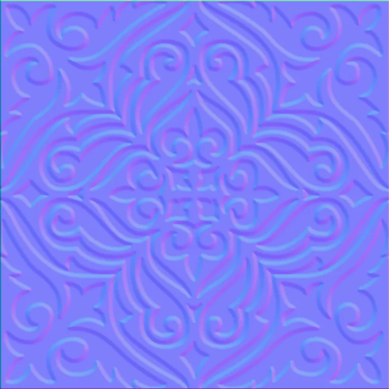 Normal Map for Metal Plates