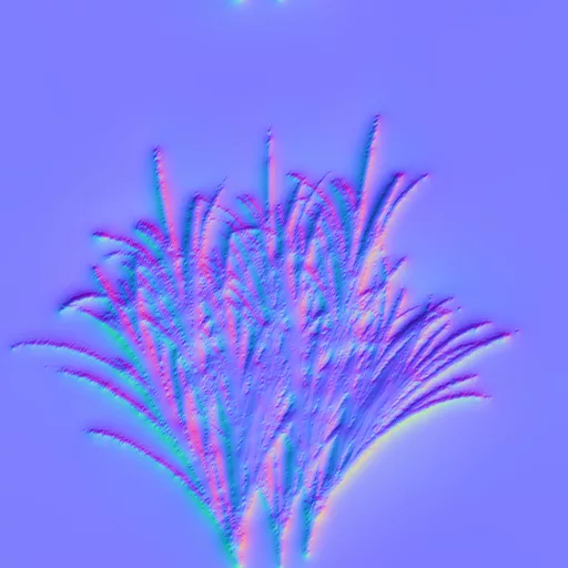 Normal Map for 3Td Africa Grass02