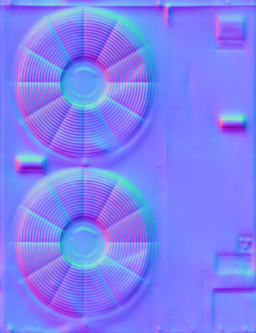 Normal Map for Vent Fans
