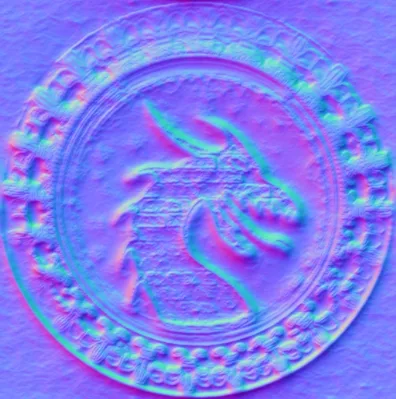 Castle Dragon Emblem main texture preview