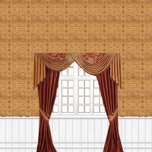 Holiday House Inside Wall 3 With Windows main texture preview