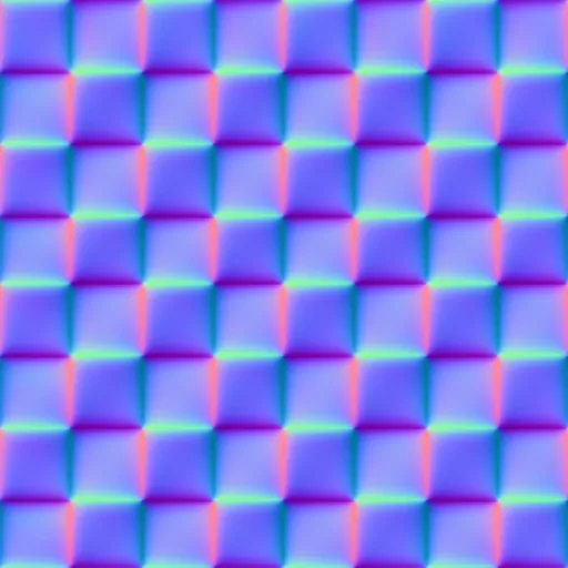 Normal Map for Black And White Tile Clean