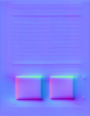 Normal Map for Autumn House Window Inside