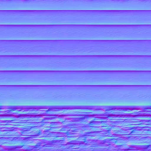 Normal Map for Siding Light Green Stone Foundation