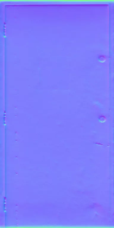 Normal Map for Door Wood Blue
