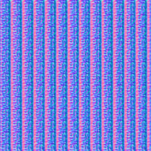 Normal Map for Ribbed White By Linda Kellie