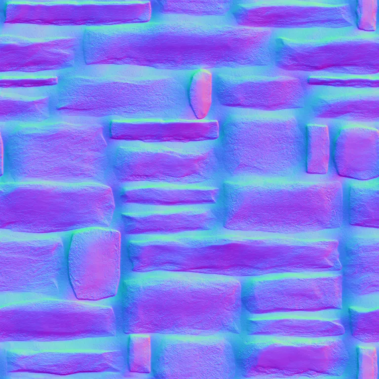 Normal Map for Stonewall Depth
