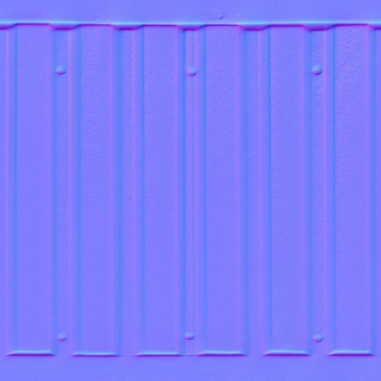 Normal Map for Metal Corrugated8