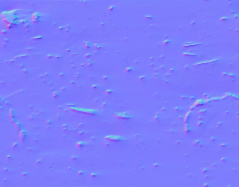 Normal Map for Metal Sheet Orange Rusted