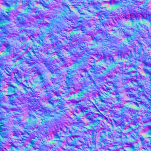 Normal Map for Moss Texture 004
