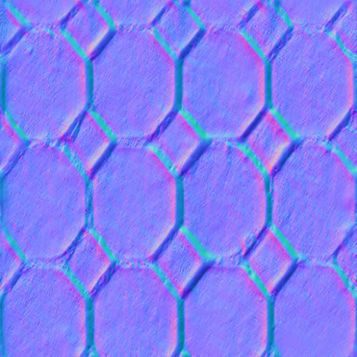 Normal Map for Ceramic Tile