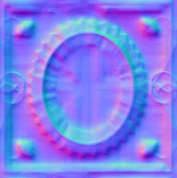 Normal Map for Holiday House Inlaid Wood Floor Tile