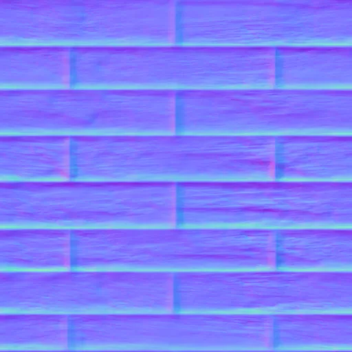 Normal Map for Bt Wood Floor 3 Seamless Planks By Linda Kellie