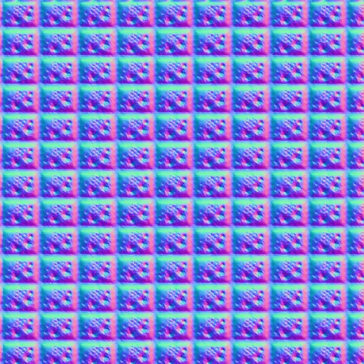 Normal Map for Jacey Spring Breeze Flower Patches By Linda Kellie